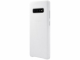 Панель Samsung Leather Cover для Samsung Galaxy S10 Plus (EF-VG975LWEGRU) White - фото 3 - Samsung Experience Store — брендовый интернет-магазин