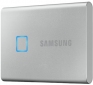 Жесткий диск Samsung Portable SSD T7 TOUCH 1TB USB 3.2 Type-C (MU-PC1T0S/WW) External Silver - фото 2 - Samsung Experience Store — брендовый интернет-магазин