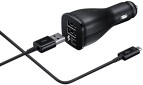 Автомобильное зарядное устройство Samsung Fast Charging (EP-LN920CBEGRU) - фото 2 - Samsung Experience Store — брендовый интернет-магазин
