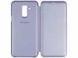 Чехол-книжка Samsung Flip wallet cover A6+ 2018 (EF-WA605CVEGRU) Violet - фото 2 - Samsung Experience Store — брендовый интернет-магазин