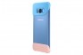 Чехол Samsung 2 Piece Cover S8 Plus Blue-Peach (EF-MG955CLEGRU) - фото 3 - Samsung Experience Store — брендовый интернет-магазин