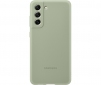 Панель Samsung Silicone Cover для Samsung Galaxy S21 FE (EF-PG990TMEGRU) Olive Green - фото 4 - Samsung Experience Store — брендовий інтернет-магазин