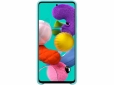 Накладка Samsung Silicone Cover для Samsung Galaxy A51/А515 (EF-PA515TLEGRU) Blue - фото 2 - Samsung Experience Store — брендовый интернет-магазин