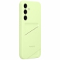 Чехол Samsung Card Slot Cover для Samsung A35 (EF-OA356TMEGWW) Light Green - фото 2 - Samsung Experience Store — брендовый интернет-магазин