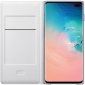 Чехол-книжка Samsung LED View Cover для Samsung Galaxy S10 Plus (EF-NG975PWEGRU) White - фото 3 - Samsung Experience Store — брендовый интернет-магазин