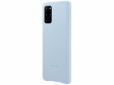 Панель Samsung Leather Cover для Samsung Galaxy S20 Plus (EF-VG985LLEGRU) Sky Blue - фото 3 - Samsung Experience Store — брендовый интернет-магазин