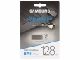 USB флеш накопитель Samsung Bar Plus USB 3.1 128GB (MUF-128BE3/APC) Silver - фото 4 - Samsung Experience Store — брендовый интернет-магазин