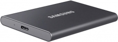 Жесткий диск Samsung Portable SSD T7 1TB USB 3.2 Type-C (MU-PC1T0T/WW) External Grey - фото 5 - Samsung Experience Store — брендовый интернет-магазин