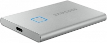 Жесткий диск Samsung Portable SSD T7 TOUCH 2TB USB 3.2 Type-C (MU-PC2T0S/WW) External Silver - фото 4 - Samsung Experience Store — брендовый интернет-магазин