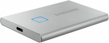 Жорсткий диск Samsung Portable SSD T7 TOUCH 2TB USB 3.2 Type-C (MU-PC2T0S/WW) External Silver - фото 4 - Samsung Experience Store — брендовий інтернет-магазин