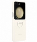 Накладка Silicone Cover with Ring для Samsung Galaxy Flip 5 (EF-PF731TUEGUA) Cream - фото 4 - Samsung Experience Store — брендовий інтернет-магазин