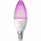 Умная лампа Philips Hue White and Color Ambiance E14 4W 2000-6500K (929002294204) - фото 2 - Samsung Experience Store — брендовый интернет-магазин