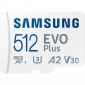 Карта памяти Samsung Evo Plus microSDXC 512GB UHS-I U3 V30 + SD-адаптер (MB-MC512SA/EU) - фото 2 - Samsung Experience Store — брендовый интернет-магазин