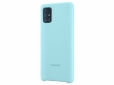 Накладка Samsung Silicone Cover для Samsung Galaxy A71 (EF-PA715TLEGRU) Blue - фото 3 - Samsung Experience Store — брендовый интернет-магазин