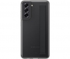 Чехол Samsung Clear Strap Cover для Samsung Galaxy S21 FE (EF-XG990CBEGRU) Dark Gray - фото 2 - Samsung Experience Store — брендовый интернет-магазин