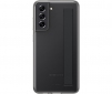 Чехол Samsung Clear Strap Cover для Samsung Galaxy S21 FE (EF-XG990CBEGRU) Dark Gray - фото 2 - Samsung Experience Store — брендовый интернет-магазин