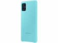 Накладка Samsung Silicone Cover для Samsung Galaxy A51/А515 (EF-PA515TLEGRU) Blue - фото 3 - Samsung Experience Store — брендовый интернет-магазин