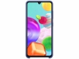 Накладка Samsung Silicone Cover для Samsung Galaxy A41 (EF-PA415TLEGRU) Blue - фото 4 - Samsung Experience Store — брендовый интернет-магазин