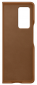 Панель Leather Cover для Samsung Galaxy Fold2 EF-VF916LAEGRU Brown - фото 2 - Samsung Experience Store — брендовый интернет-магазин