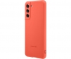 Панель Samsung Silicone Cover для Samsung Galaxy S21 FE (EF-PG990TPEGRU) Coral - фото 3 - Samsung Experience Store — брендовый интернет-магазин