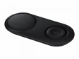 Бездротовий зарядний пристрій Samsung Wireless Charger Duo (EP-P5200TBRGRU) Black - фото 2 - Samsung Experience Store — брендовий інтернет-магазин