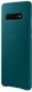 Панель Samsung Leather Cover для Samsung Galaxy S10 Plus (EF-VG975LGEGRU) Green - фото 3 - Samsung Experience Store — брендовый интернет-магазин