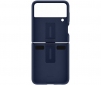 Накладка Silicone Cover with Ring для Samsung Galaxy Flip3 (EF-PF711TNEGRU) Navy - фото 4 - Samsung Experience Store — брендовий інтернет-магазин