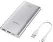 Портативна батарея Samsung 10000 mAh 15W (EB-P1100CSRGRU) Silver - фото 3 - Samsung Experience Store — брендовий інтернет-магазин