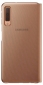 Чехол-книжка Samsung Wallet Cover для Samsung Galaxy A7 2018 (EF-WA750PFEGRU) Gold - фото 2 - Samsung Experience Store — брендовый интернет-магазин
