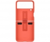 Накладка Silicone Cover with Ring для Samsung Galaxy Flip3 (EF-PF711TPEGRU) Coral  - фото 4 - Samsung Experience Store — брендовий інтернет-магазин