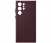 Панель Samsung Leather Cover для Samsung Galaxy S22 Ultra (EF-VS908LEEGRU) Burgundy - фото 4 - Samsung Experience Store — брендовый интернет-магазин