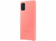 Накладка Samsung Silicone Cover для Samsung Galaxy A51/А515 (EF-PA515TPEGRU) Pink - фото 3 - Samsung Experience Store — брендовый интернет-магазин