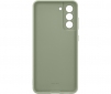 Панель Samsung Silicone Cover для Samsung Galaxy S21 FE (EF-PG990TMEGRU) Olive Green - фото 5 - Samsung Experience Store — брендовий інтернет-магазин