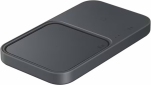 Бездротовий зарядний пристрій Samsung Wireless Charger Duo w/o TA 15 Вт (EP-P5400BBEGEU) Dark Gray - фото 3 - Samsung Experience Store — брендовий інтернет-магазин