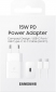 Сетевое зарядное устройство Samsung 15W Power Adapter Type-C Cable (EP-T1510XWEGEU) White - фото 5 - Samsung Experience Store — брендовый интернет-магазин