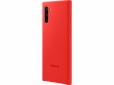 Накладка Samsung Silicone Cover для Samsung Galaxy Note 10 (EF-PN970TREGRU) Red - фото 3 - Samsung Experience Store — брендовый интернет-магазин