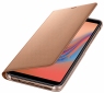 Чехол-книжка Samsung Wallet Cover для Samsung Galaxy A7 2018 (EF-WA750PFEGRU) Gold - фото 5 - Samsung Experience Store — брендовый интернет-магазин