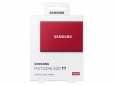 Жесткий диск Samsung Portable SSD T7 500GB USB 3.2 Type-C (MU-PC500R/WW) External Red - фото 2 - Samsung Experience Store — брендовый интернет-магазин
