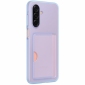 Чехол Samsung Card Slot Cover для Samsung A26 (EF-OA266TLEGWW) Blue - фото 2 - Samsung Experience Store — брендовый интернет-магазин