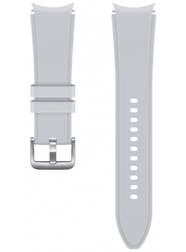 Ремешок Samsung Hybrid Band (20mm, M/L) для Samsung Galaxy Watch 4 (ET-SHR89LSEGRU) Silver