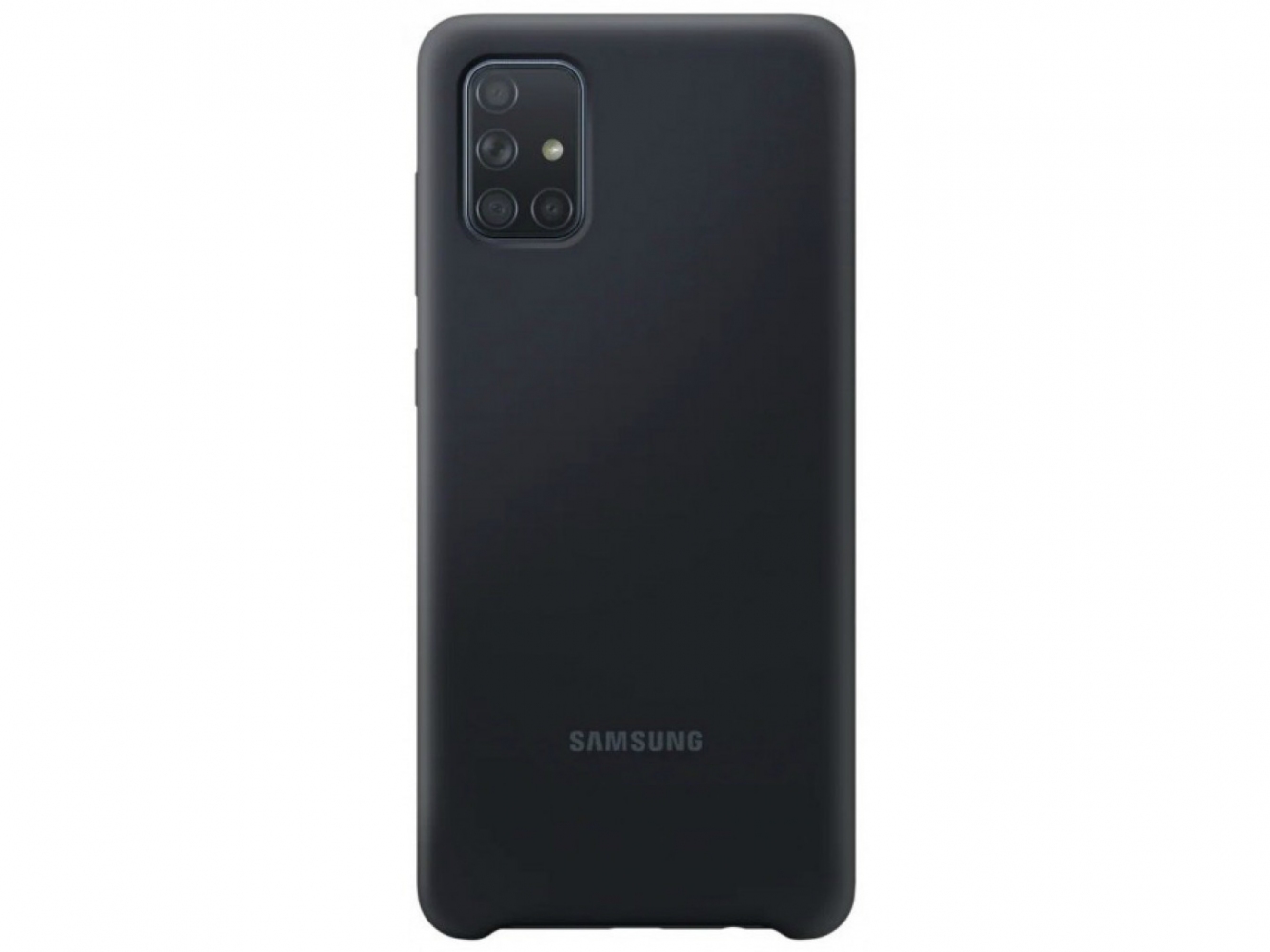 Накладка Samsung Silicone Cover для Samsung Galaxy A71 (EF-PA715TBEGRU) Black