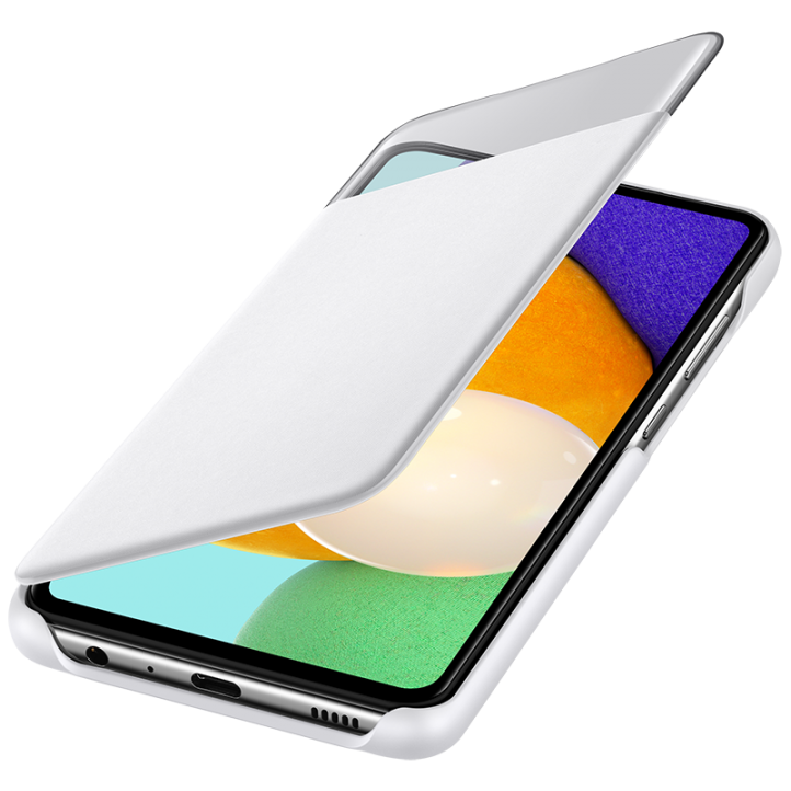 Чехол-книжка Smart S View Wallet Cover для Samsung Galaxy A52 EF-EA525PWEGRU White