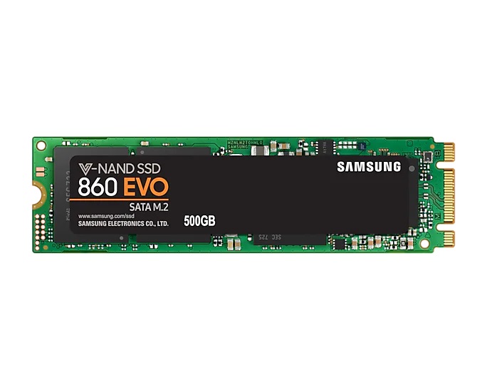 Жесткий диск Samsung 860 Evo-Series 500GB M.2 SATA III V-NAND TLC (MZ-N6E500BW)