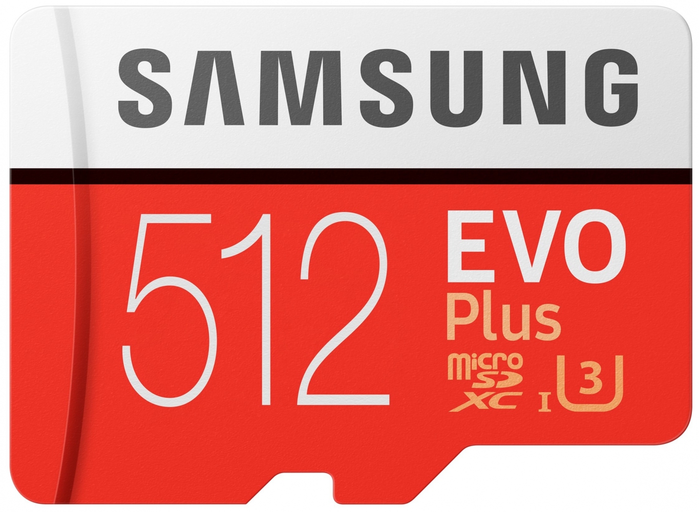 Карта памяти Samsung EVO Plus microSDXC 512GB UHS-I Class 10 + SD адаптер (MB-MC512HA/RU)