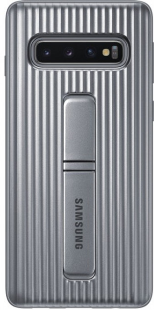 Накладка Samsung Protective Standing Cover для Samsung Galaxy S10 (EF-RG973CSEGRU) Silver
