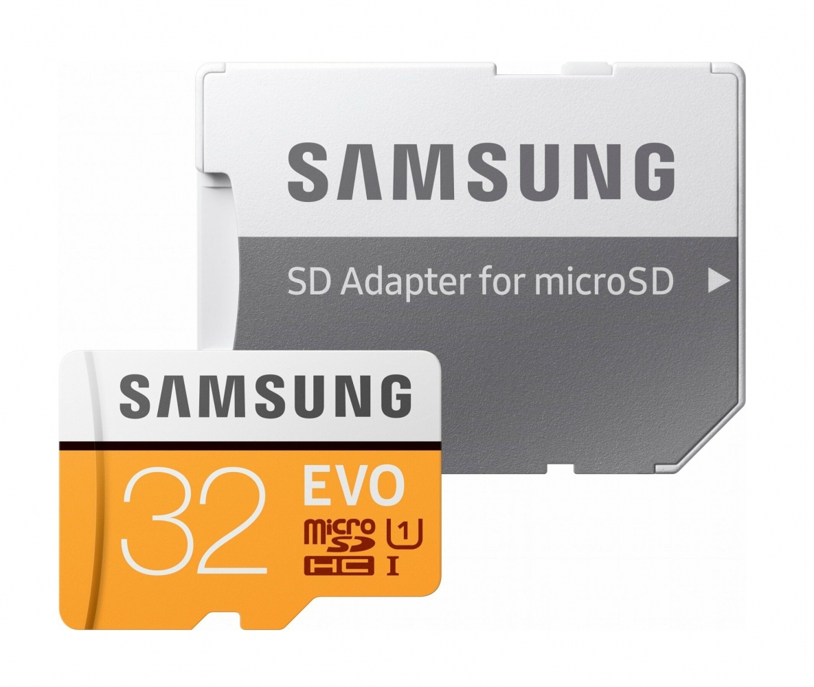 Карта памяти Samsung microSDHC 32GB EVO UHS-I Class 10 (MB-MP32GA/APC)