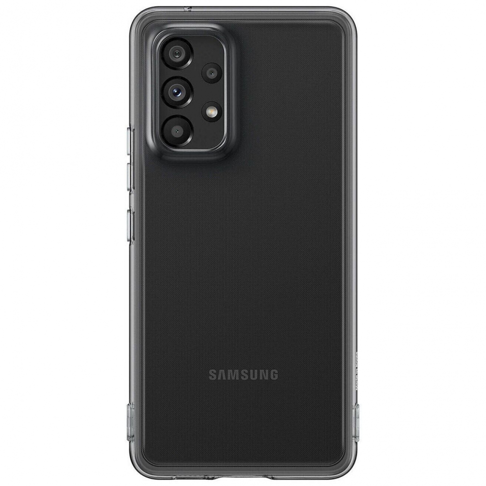 Чохол Samsung Soft Clear Cover для Samsung Galaxy A53 (A536) (EF-QA536TBEGRU) Black