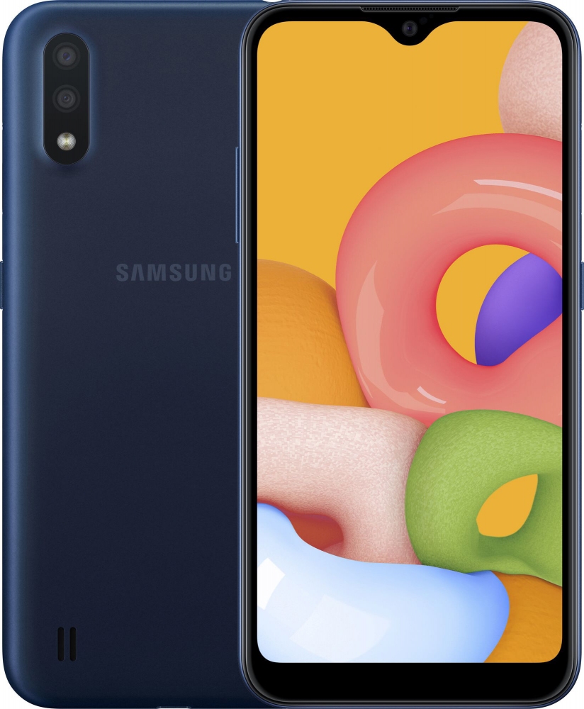 Смартфон Samsung Galaxy A01 2/16GB (SM-A015FZBDSEK) Blue (lifecell)