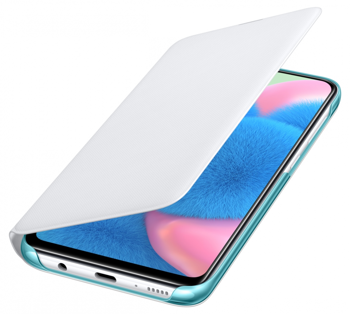 Чехол-книжка Samsung Wallet Cover для Samsung Galaxy A30s (EF-WA307PWEGRU) White