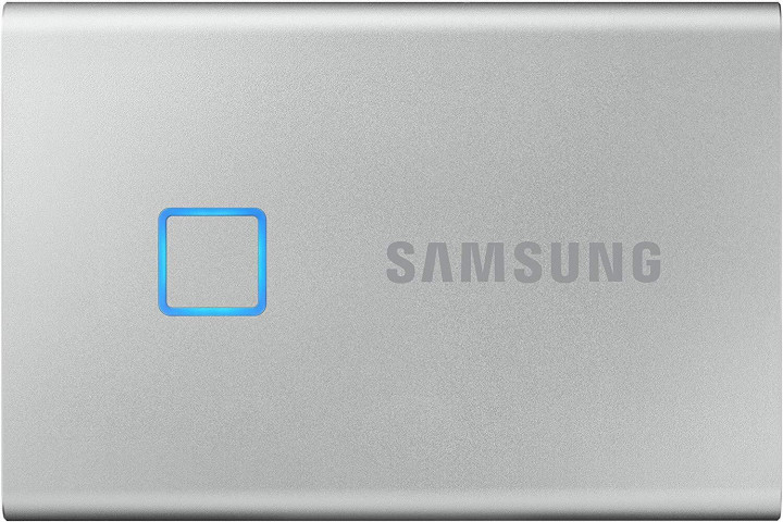 Жесткий диск Samsung Portable SSD T7 TOUCH 2TB USB 3.2 Type-C (MU-PC2T0S/WW) External Silver